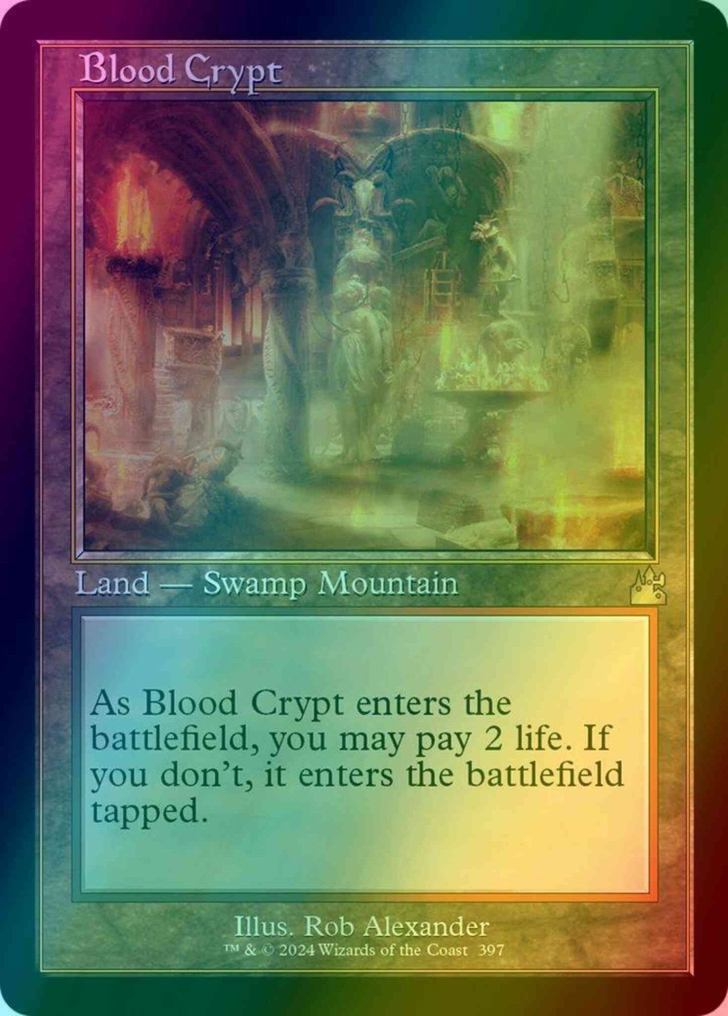 Blood Crypt [397] [Retro Frame] [Ravnica Remastered] [Foil]