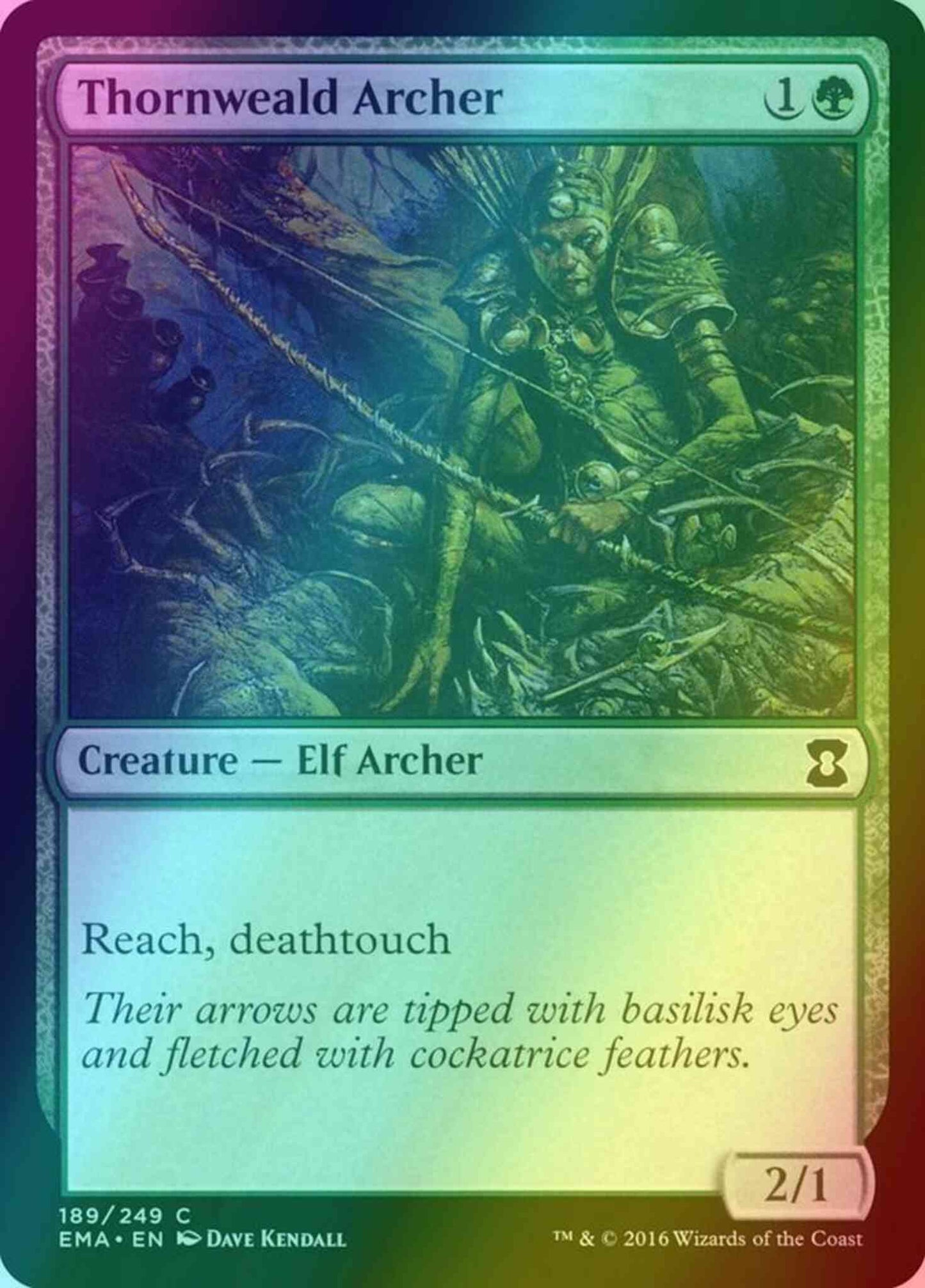 Thornweald Archer [189] [Eternal Masters] [Foil]
