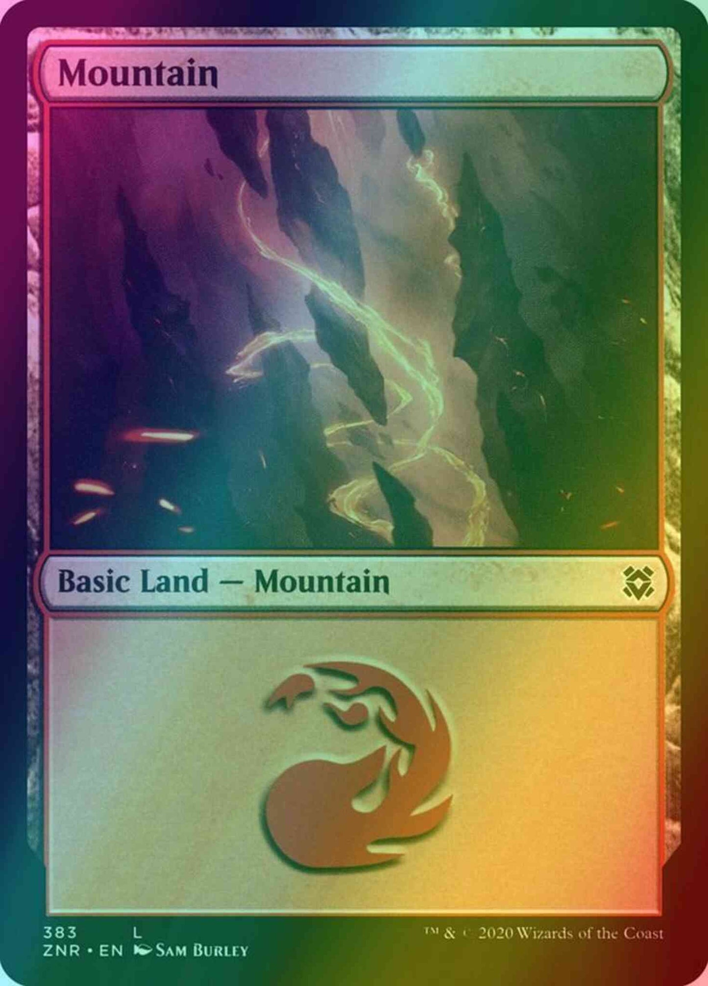 Mountain [383] [Zendikar Rising] [Foil]