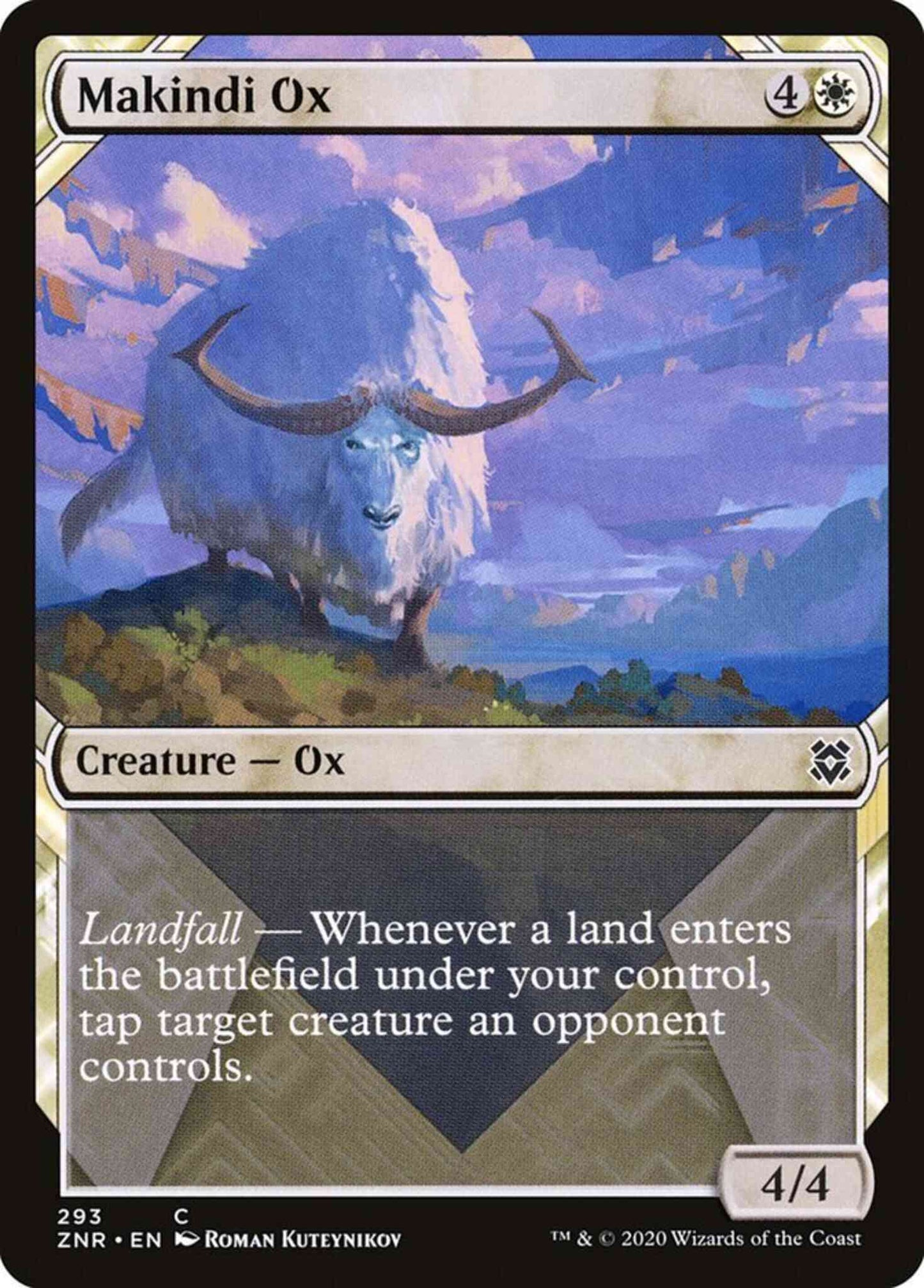 Makindi Ox [293] [Showcase] [Zendikar Rising] [Non-Foil]