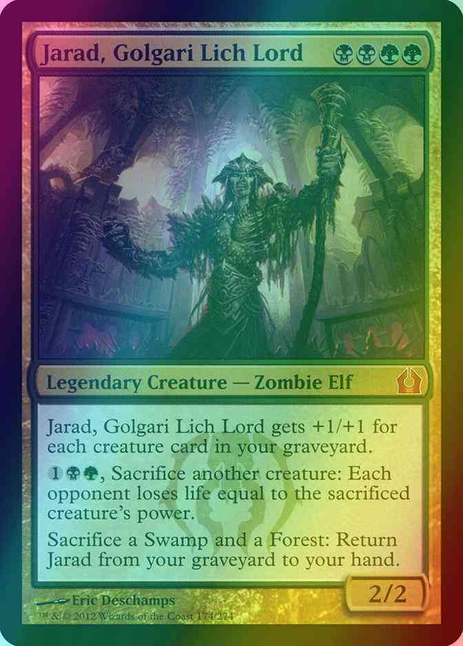 Jarad, Golgari Lich Lord [174] [Return To Ravnica] [Foil]