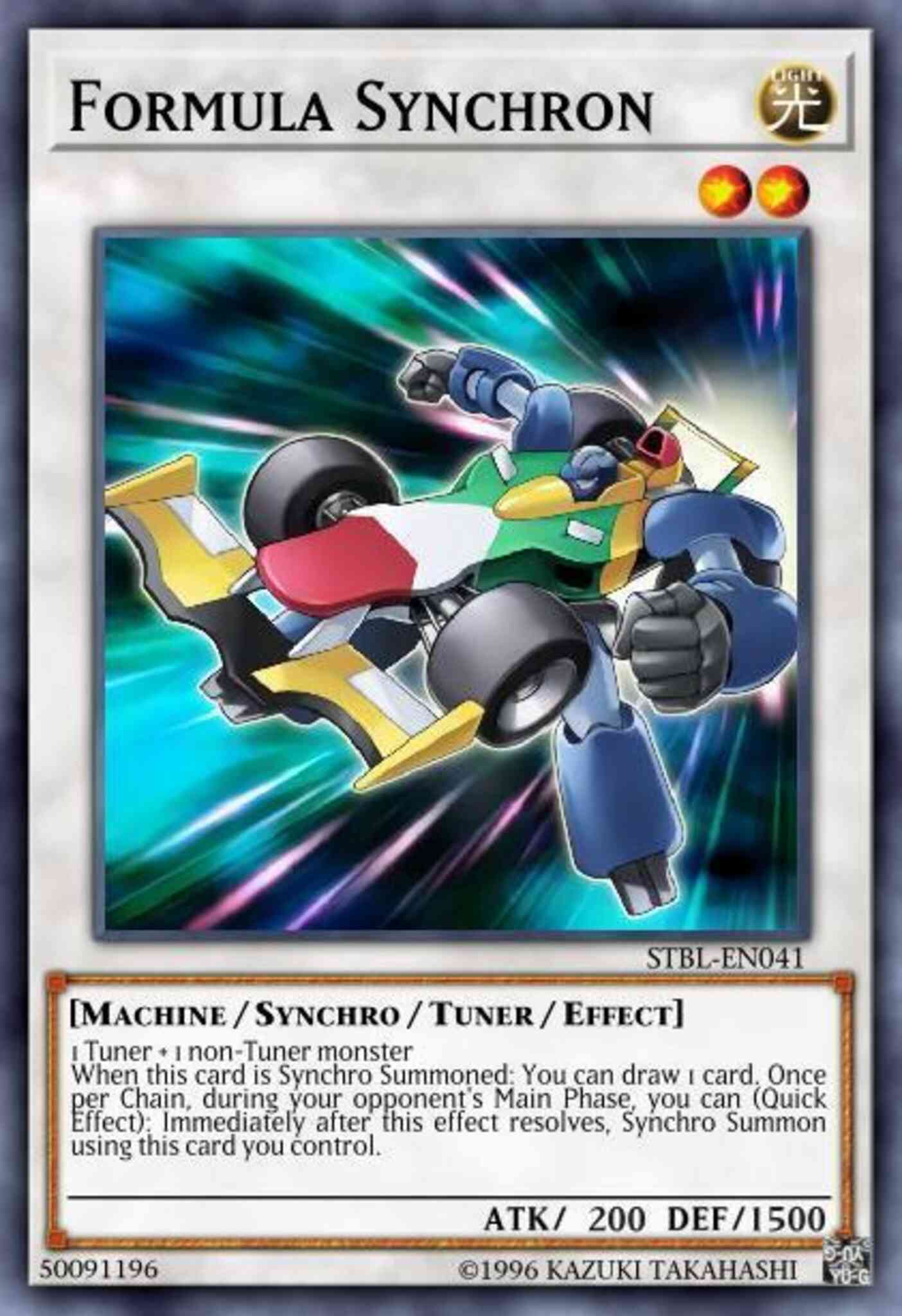 Formula Synchron - LC5D-EN041 - Secret Rare - 1st Edition