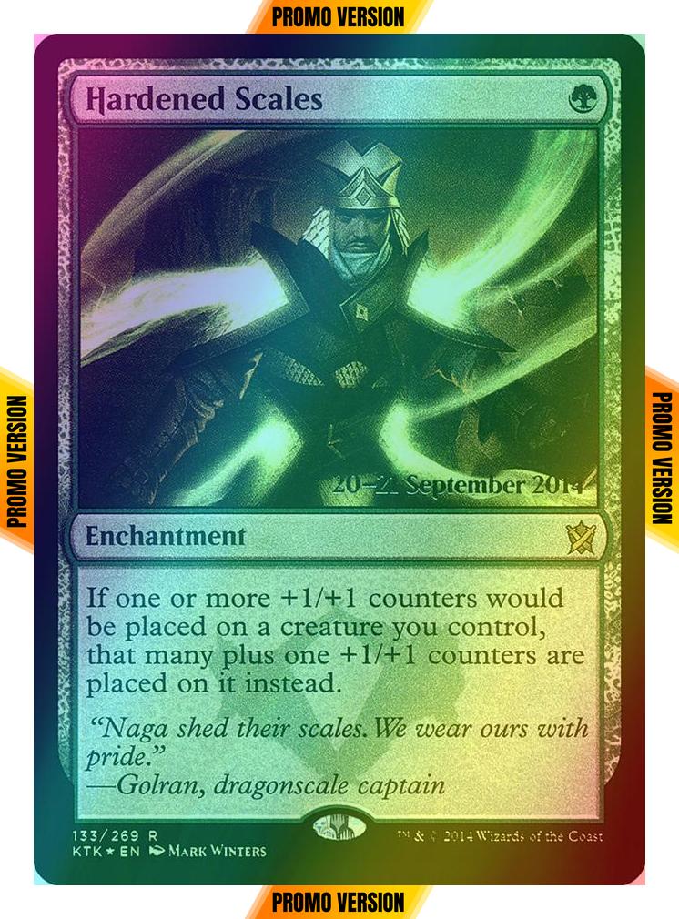 Hardened Scales [133s] [Khans of Tarkir Promos] [Foil]