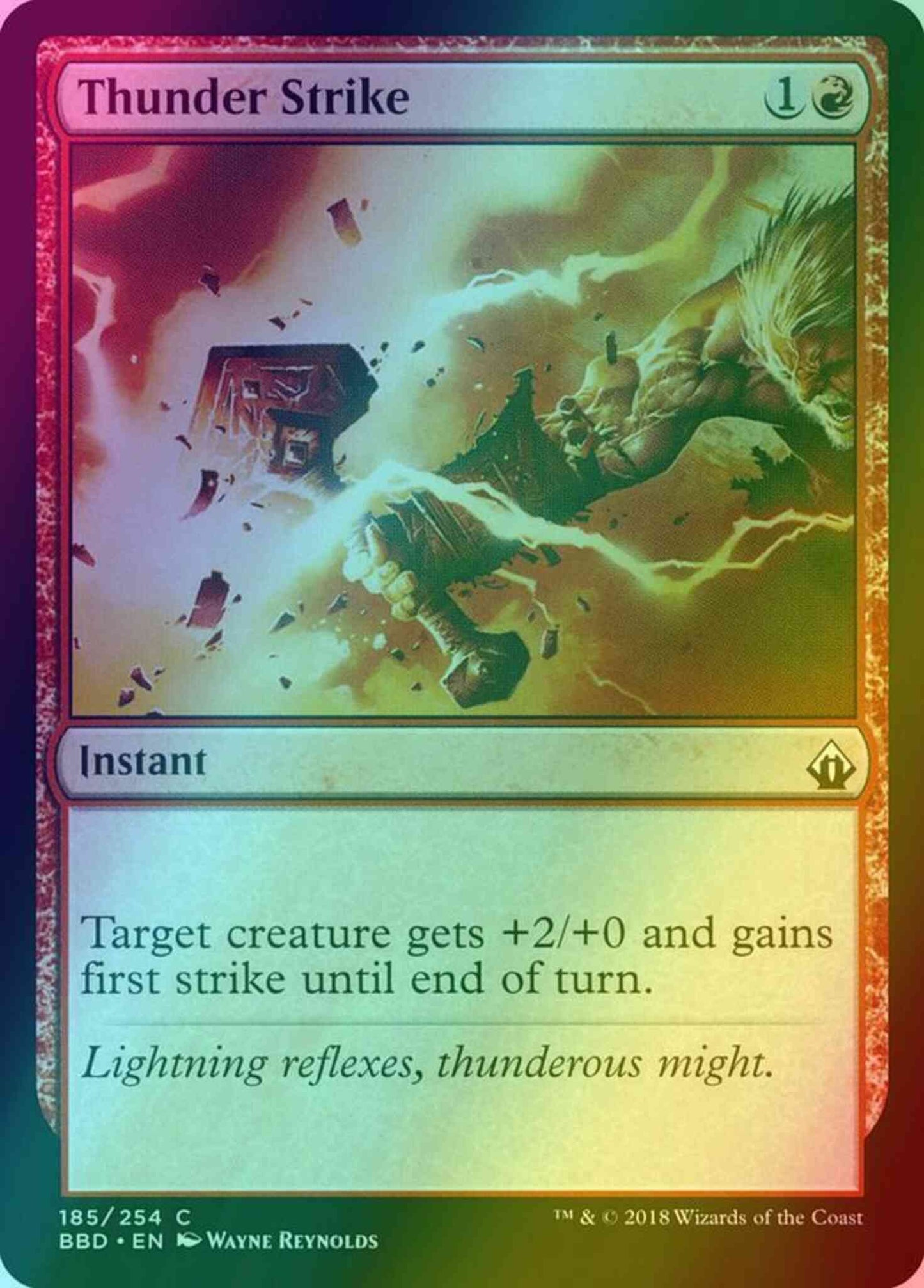 Thunder Strike [185] [Battlebond] [Foil]