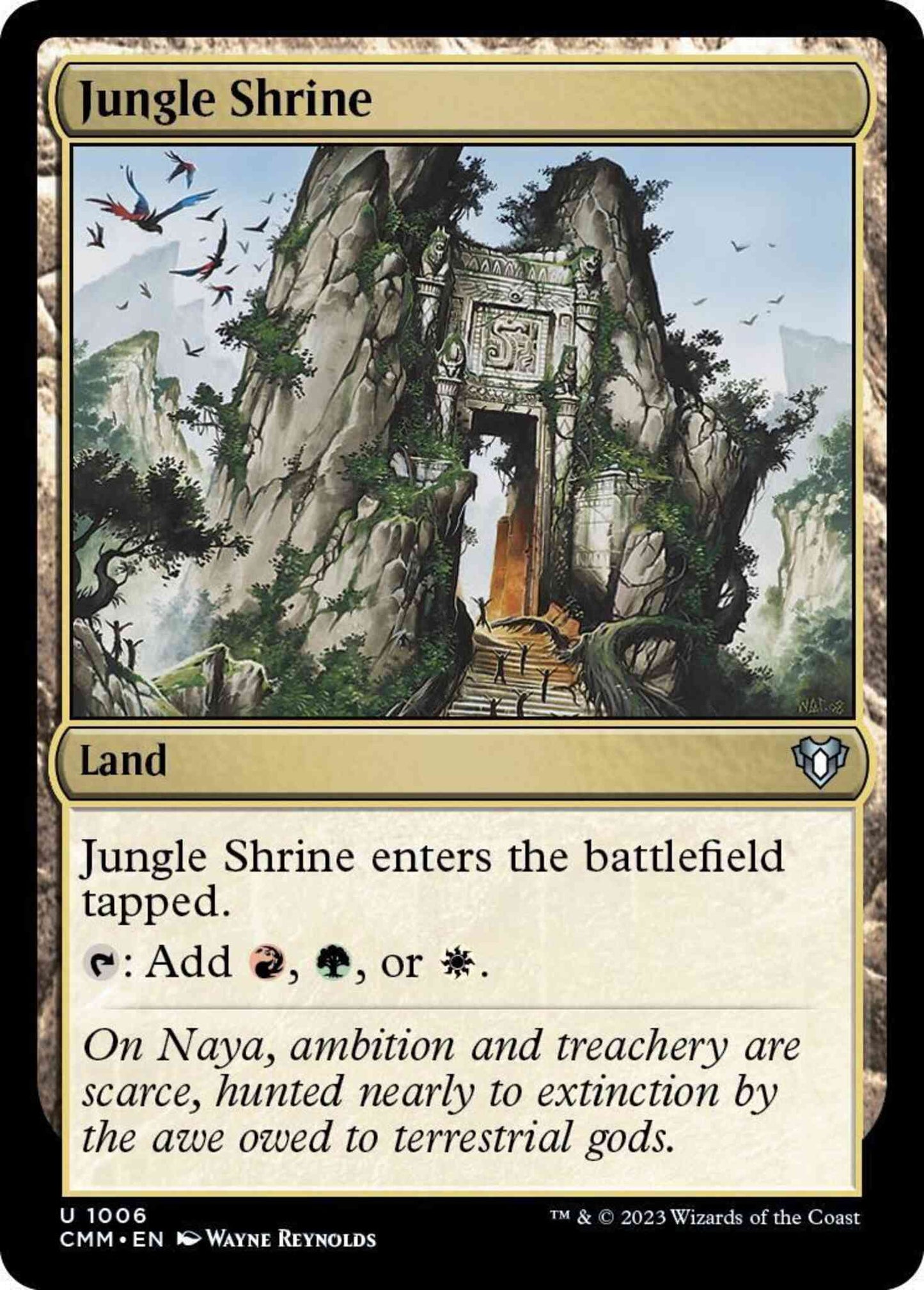 Jungle Shrine [1006] [Commander Masters] [Non-Foil]