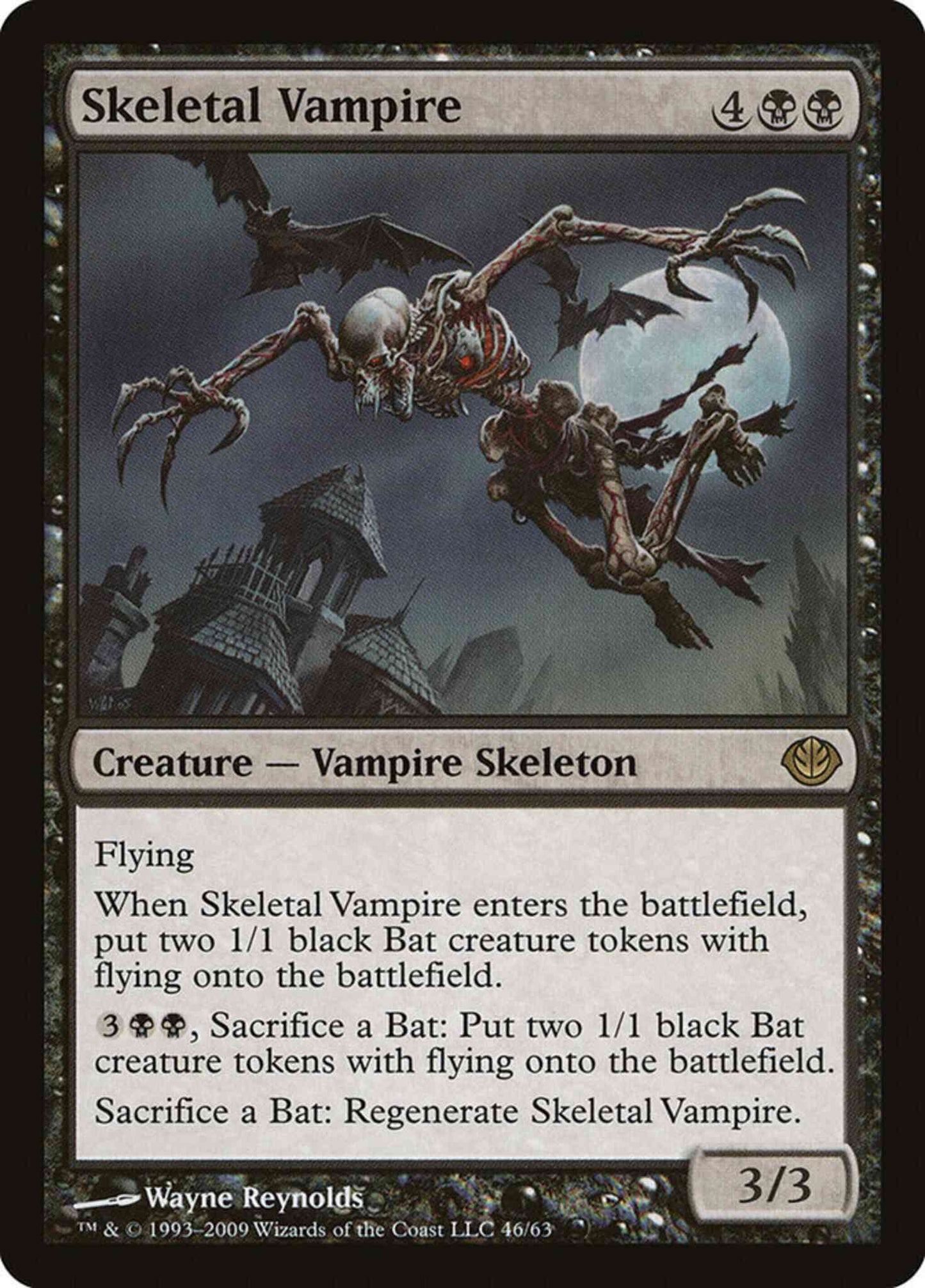 Skeletal Vampire [46] [Duel Decks: Garruk vs. Liliana] [Non-Foil]