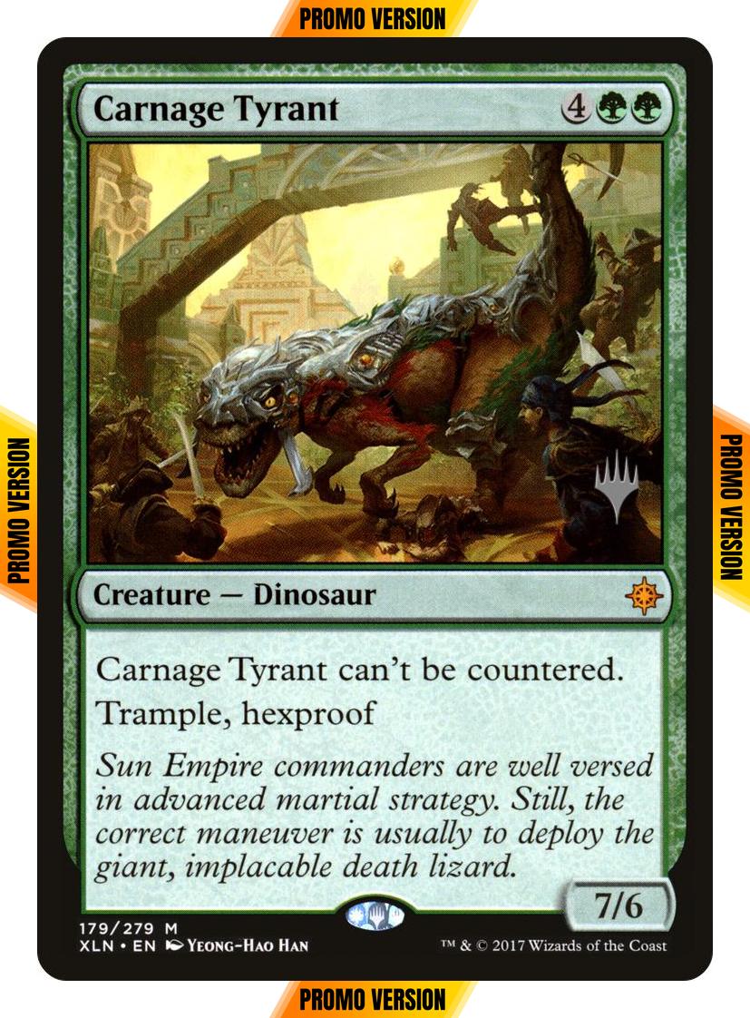 Carnage Tyrant [179p] [Promo Pack] [Ixalan Promos] [Non-Foil]