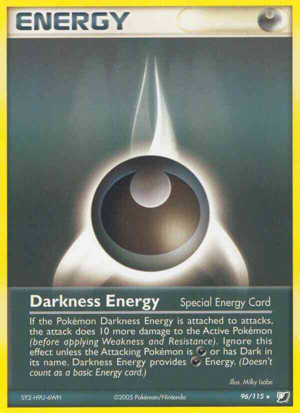 Darkness Energy - 96/115 - Rare [ex10-96] [Non-Holo]