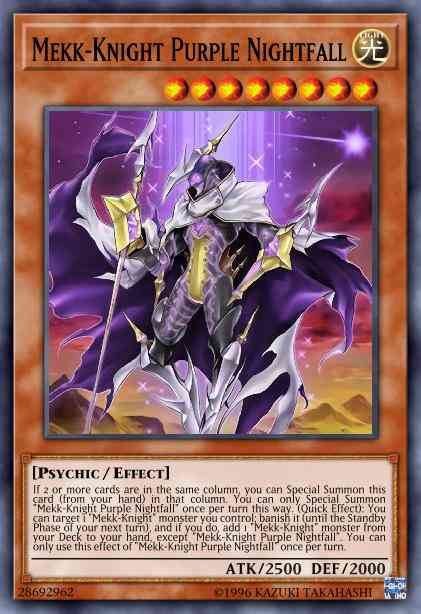 Mekk-Knight Purple Nightfall - EXFO-EN020 - Secret Rare - Unlimited
