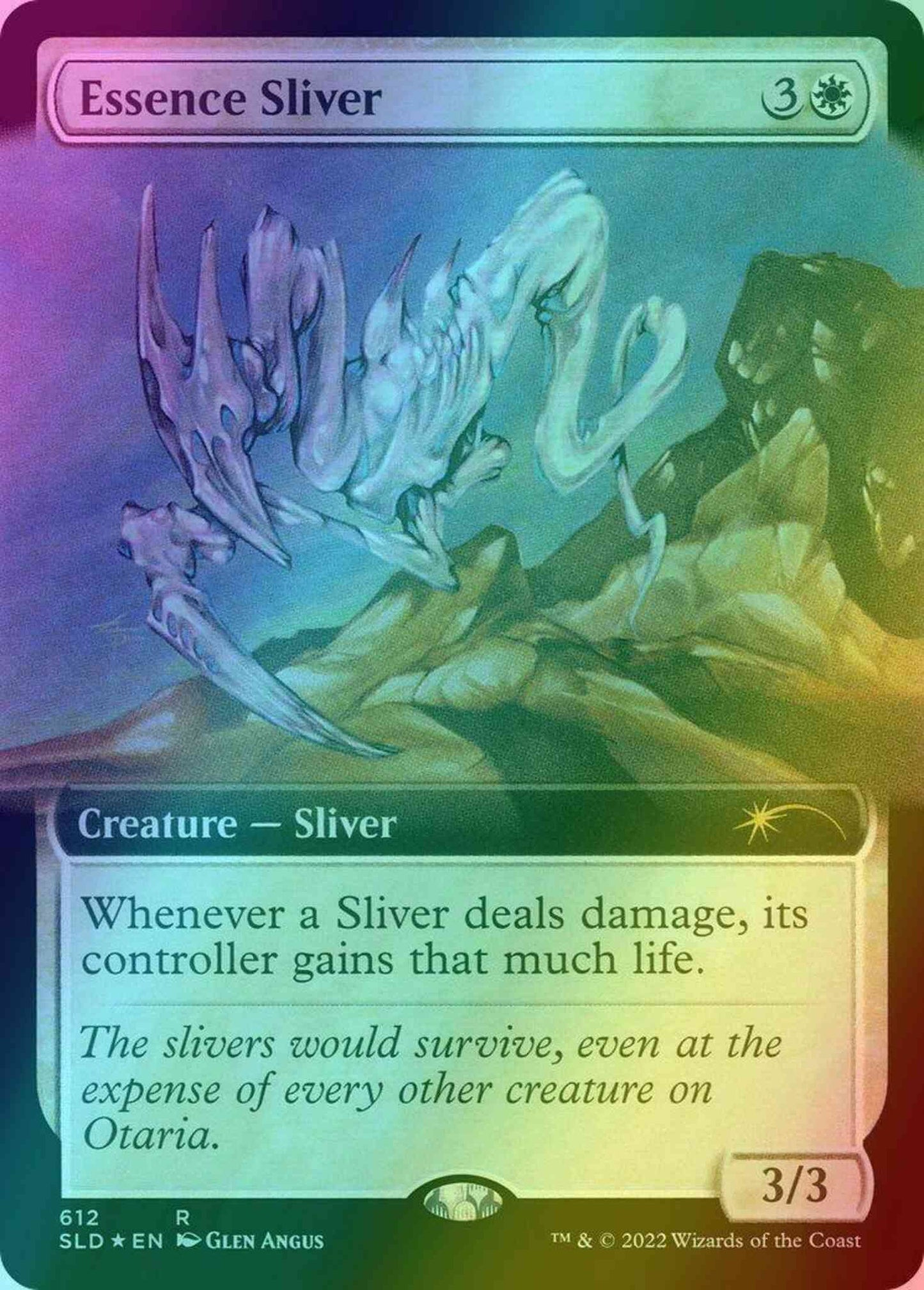 Essence Sliver [0612] [Extended Art] [Glen Angus] [Secret Lair Drop] [Foil]