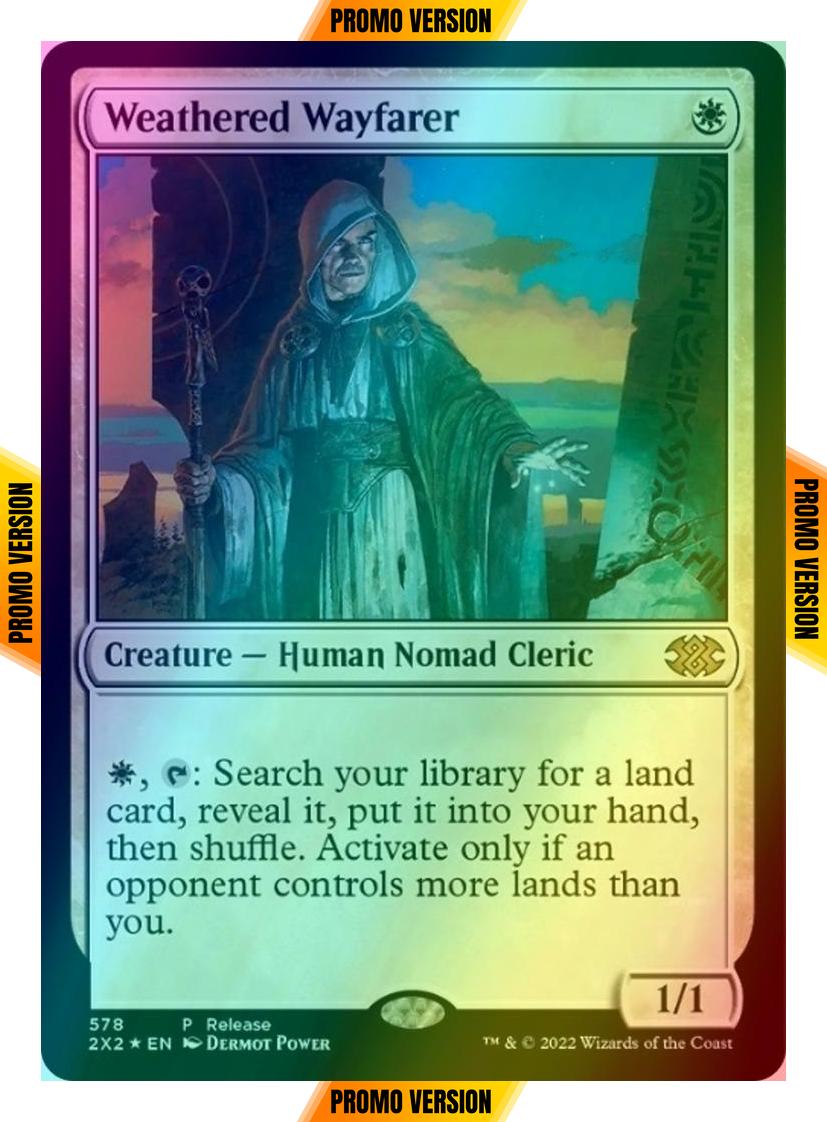Weathered Wayfarer [578] [Release Promo] [Double Masters 2022] [Foil]