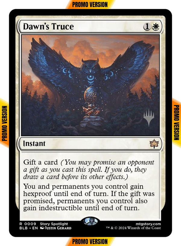 Dawn's Truce [9p] [Promo Pack] [Bloomburrow: Promos] [Non-Foil]