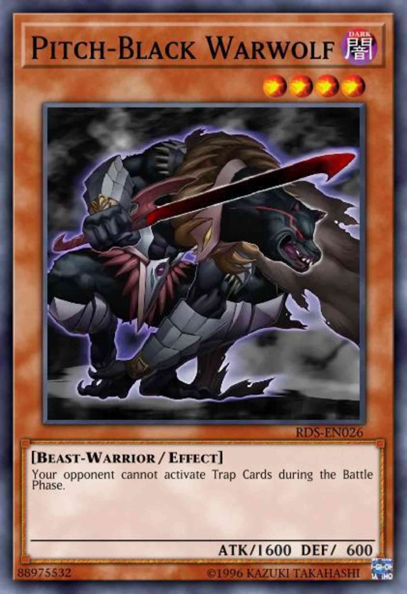 Pitch-Black Warwolf - BP01-EN188 - Common - Unlimited