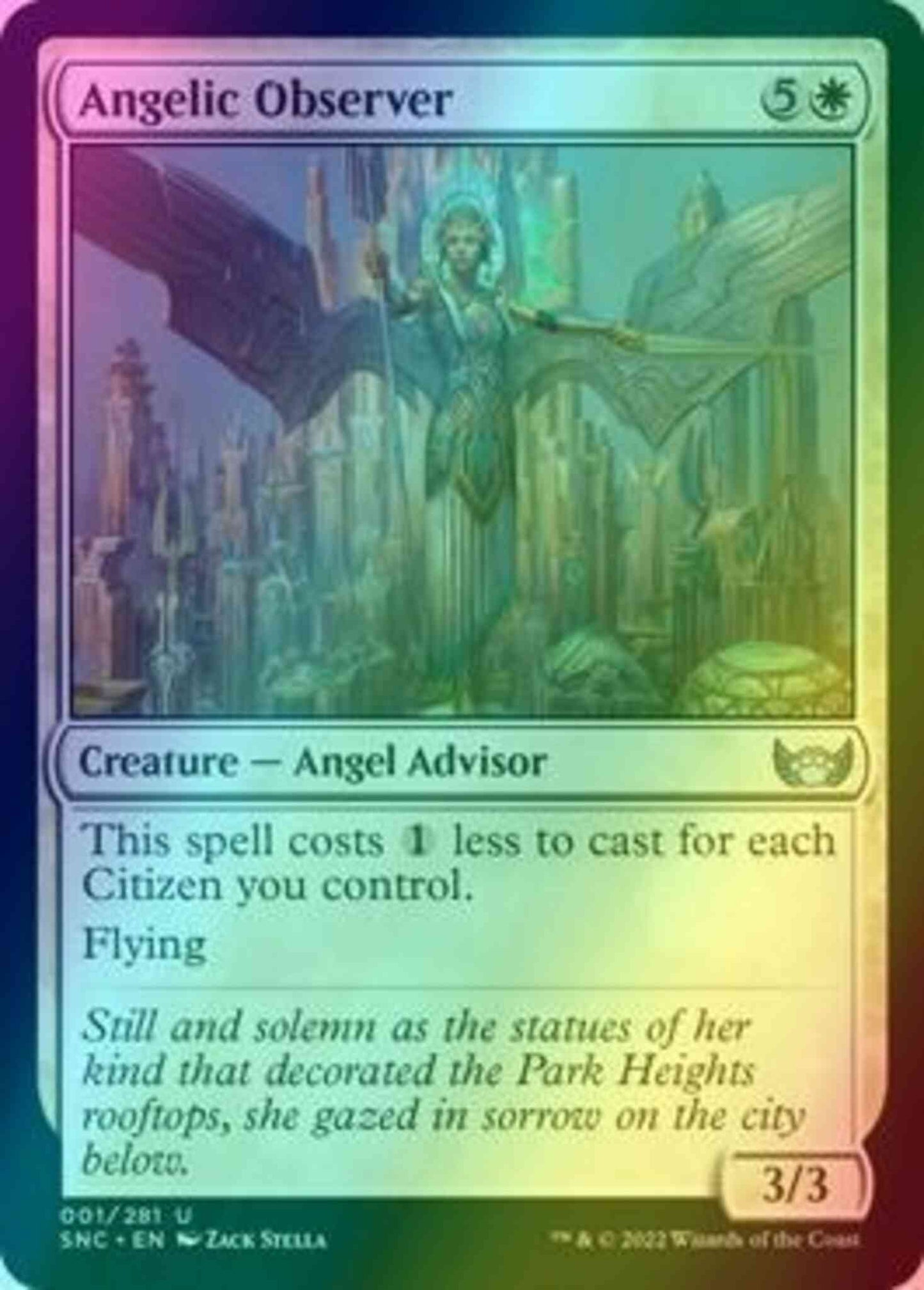 Angelic Observer [1] [Streets of New Capenna] [Foil]