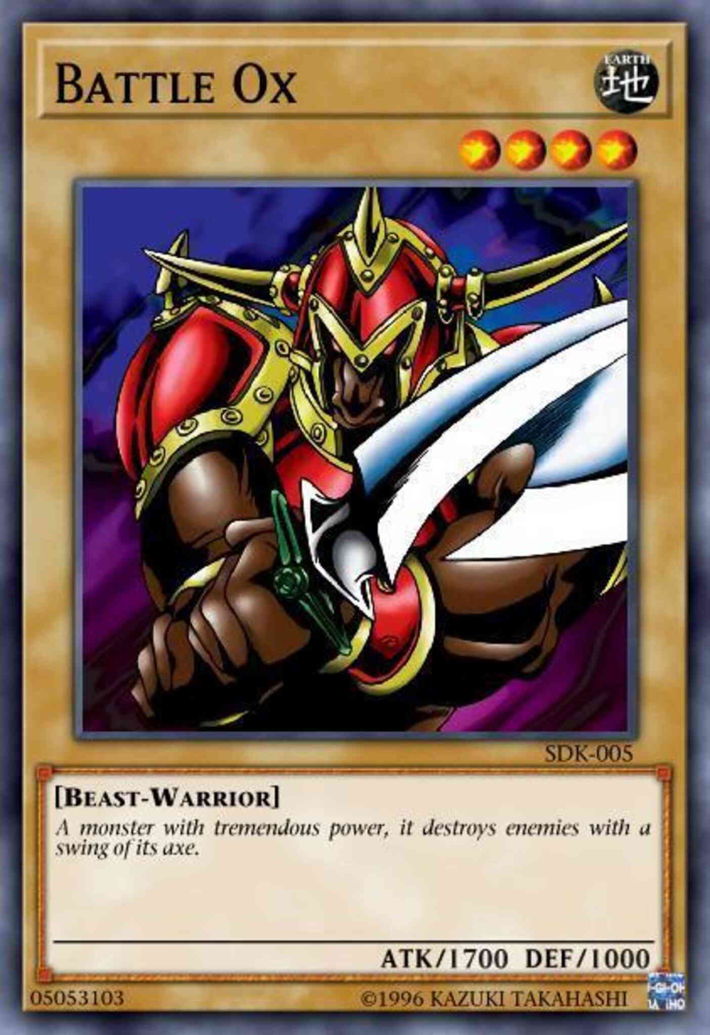 Battle Ox - SDK-005 - Common - 1st Edition