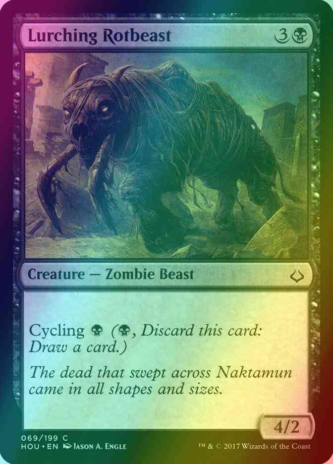 Lurching Rotbeast [69] [Hour of Devastation] [Foil]