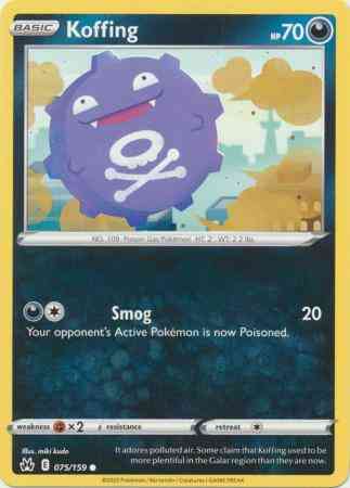 Koffing - 075/159 - Common [swsh125-075] [Non-Holo]