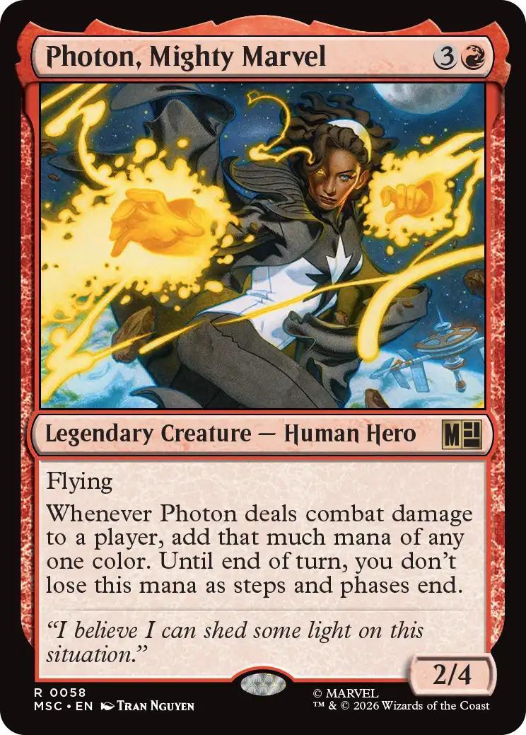 Photon, Mighty Marvel [58] [Marvel Super Heroes: Commander] [Non-Foil]