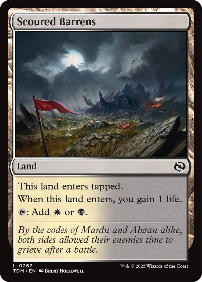 Scoured Barrens [267] [Tarkir: Dragonstorm] [Non-Foil]