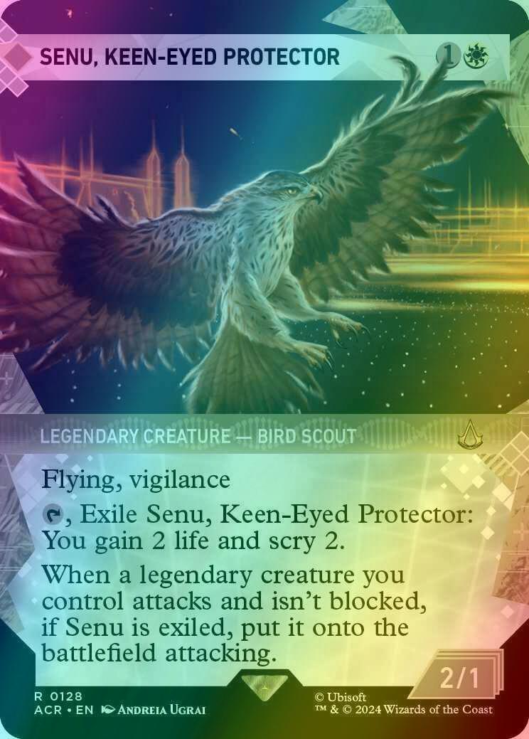 Senu, Keen-Eyed Protector [128] [Memory Corridor Showcase] [Assassin's Creed] [Foil]