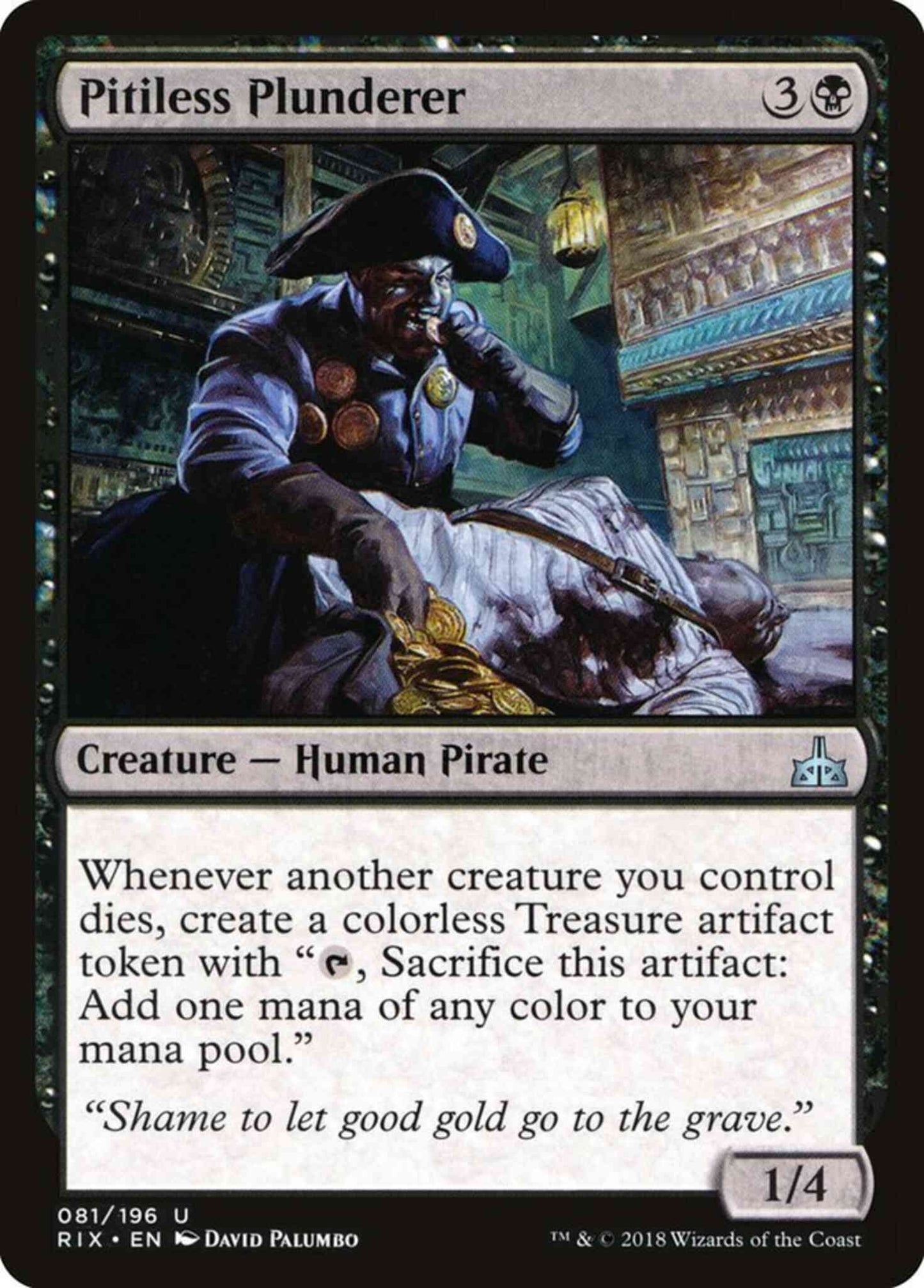 Pitiless Plunderer [81] [Rivals of Ixalan] [Non-Foil]