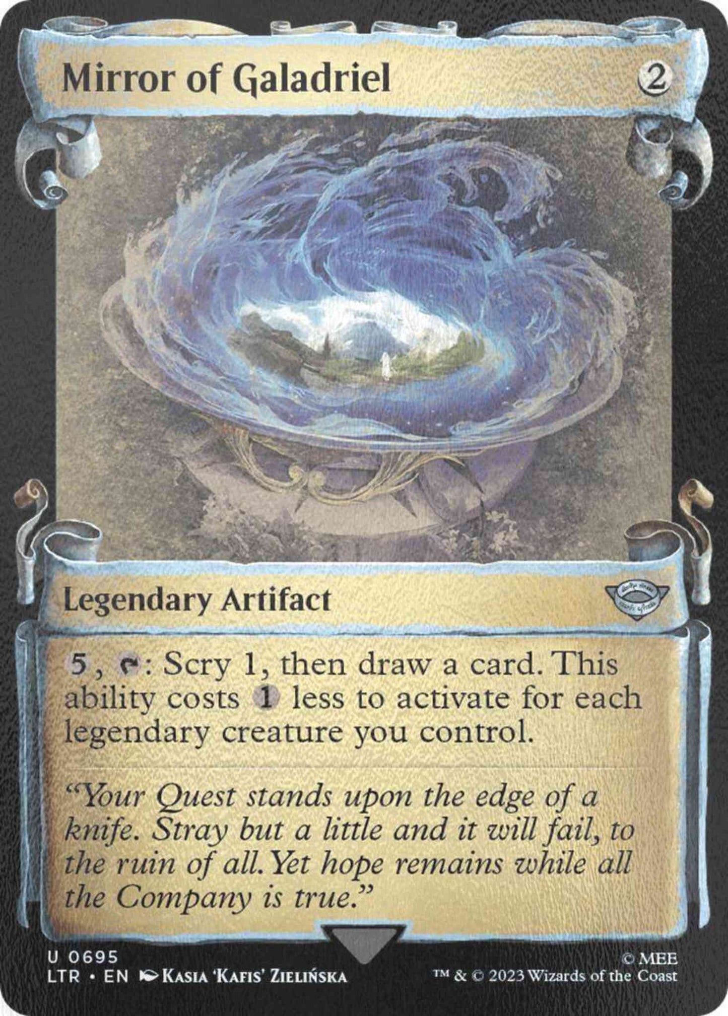 Mirror of Galadriel [695] [Scrolls Showcase] [The Lord of the Rings: Tales of Middle-earth] [Silver Foil]