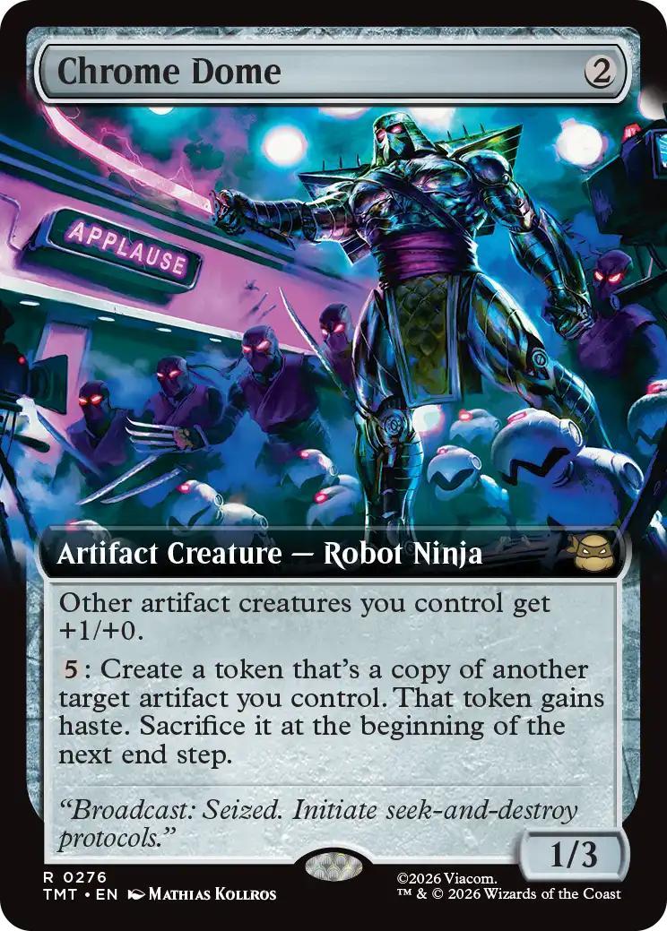 Chrome Dome [276] [Extended Art] [Teenage Mutant Ninja Turtles] [Non-Foil]