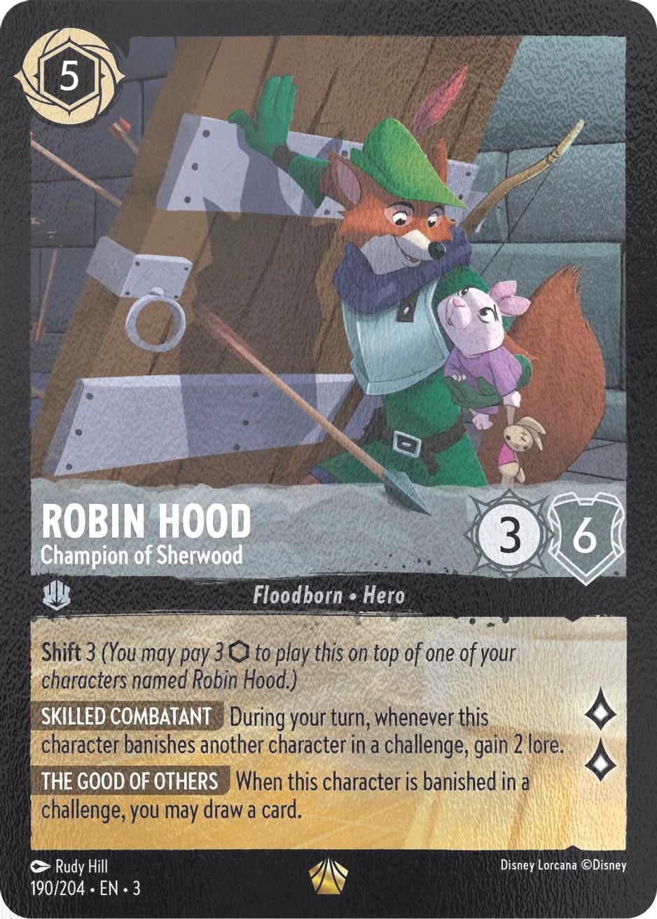 Robin Hood - Champion of Sherwood - 190/204 [Into the Inklands] [Cold Foil]