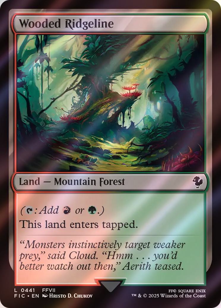 Wooded Ridgeline [441] [FINAL FANTASY: Commander] [Surge Foil]