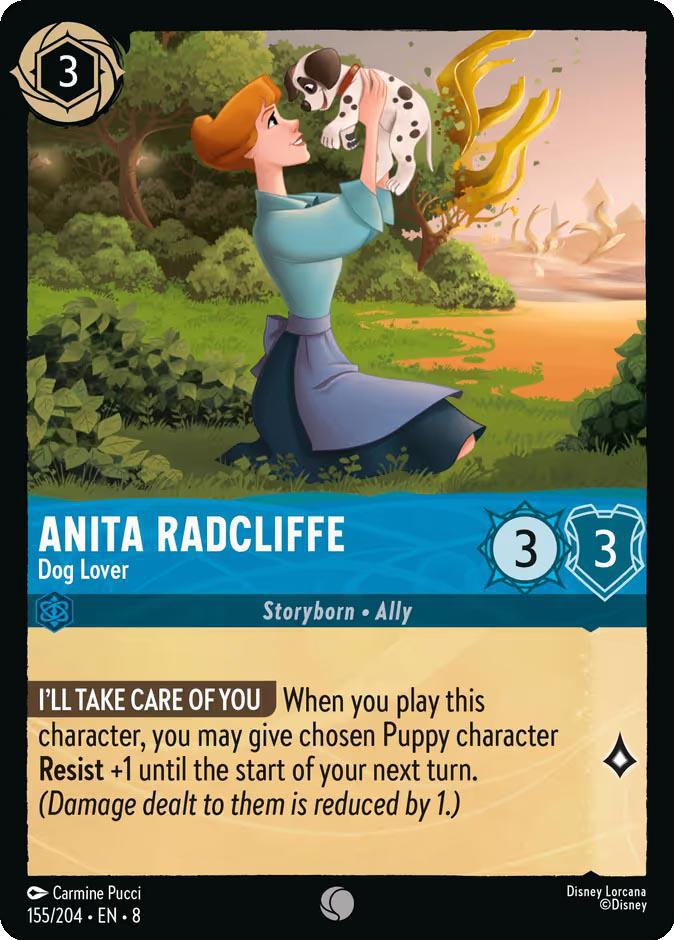 Anita Radcliffe - Dog Lover - 155/204 [Reign of Jafar] [Non-Foil]