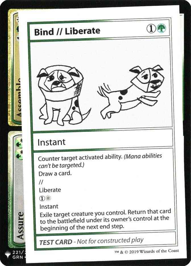 Bind // Liberate - Symbol [88] [Mystery Booster Playtest Cards 2019] [Non-Foil]