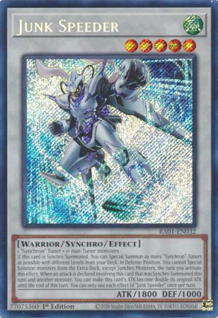 Junk Speeder - RA01-EN032 - Secret Rare - 1st Edition