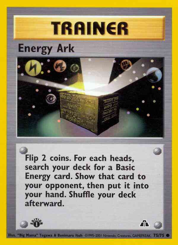 Energy Ark - 75/75 - Common - 1st Edition [neo2-75] [Non-Holo]
