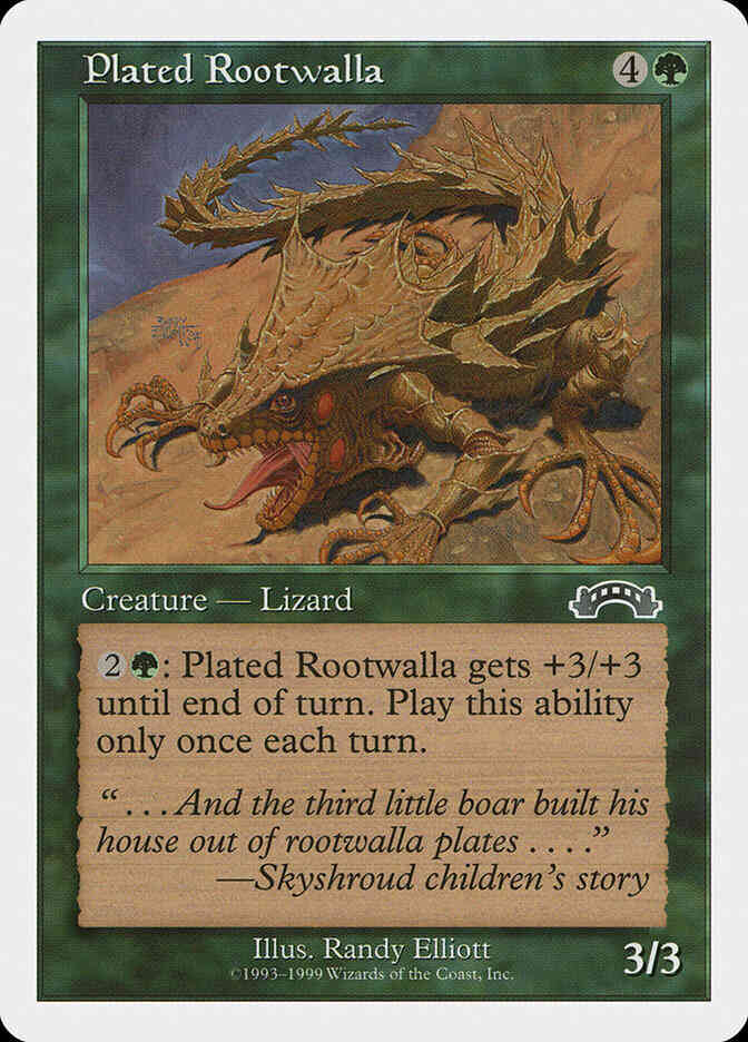 Plated Rootwalla [52] [Battle Royale Box Set] [Non-Foil]
