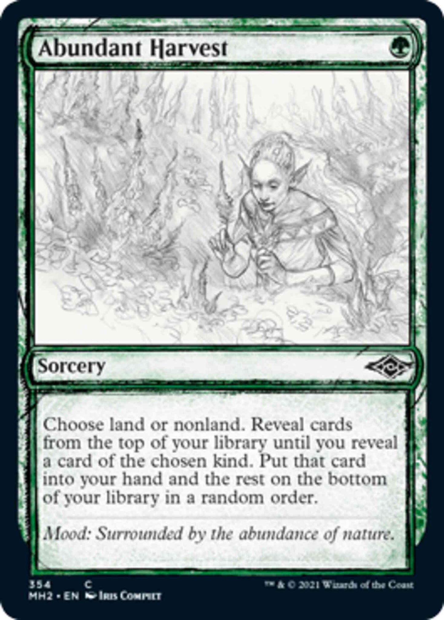 Abundant Harvest [354] [Sketch Showcase] [Modern Horizons 2] [Non-Foil]