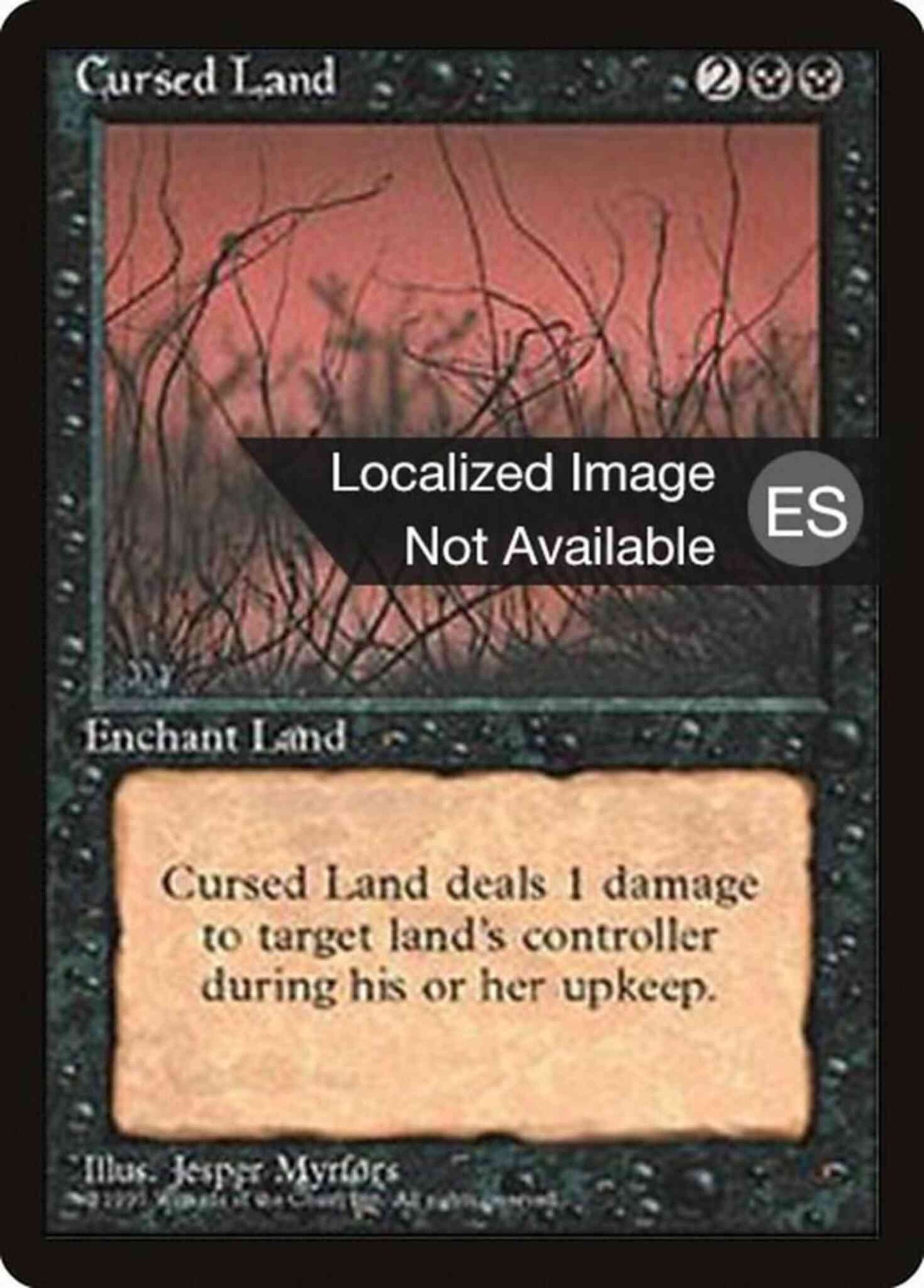 Cursed Land - Japanese [127] [Fourth Edition Black Border: Japanese] [Non-Foil]