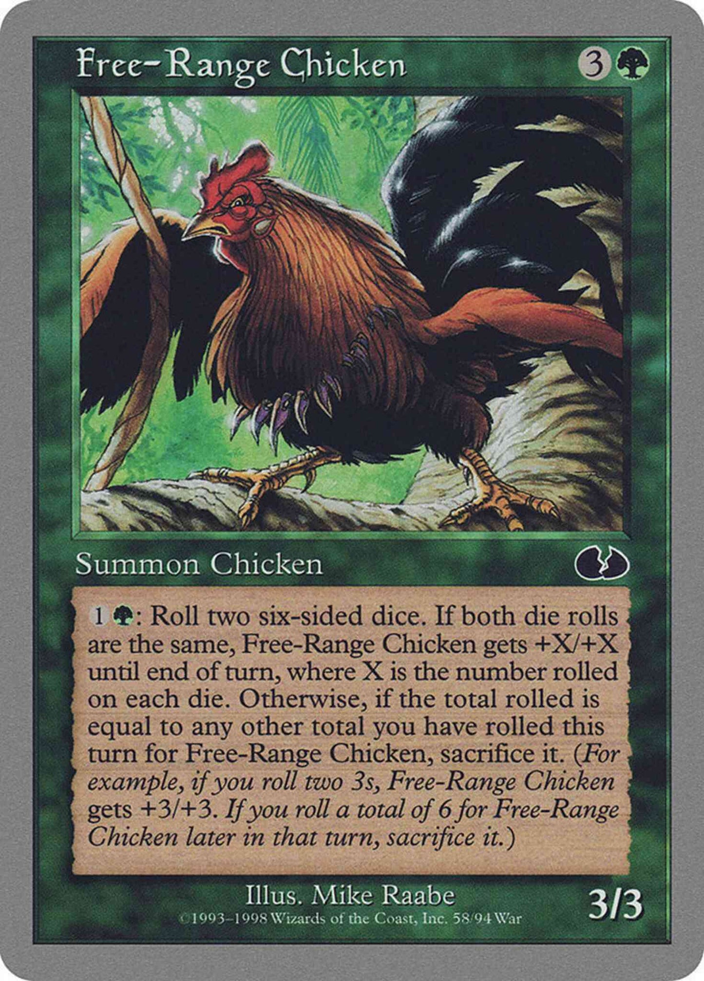 Free-Range Chicken [58] [Unglued] [Non-Foil]
