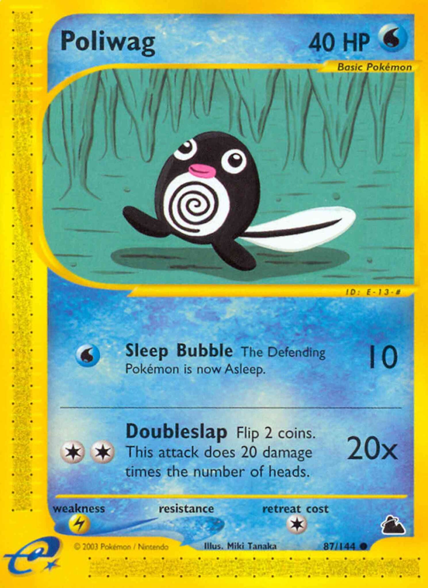 Poliwag - 87/144 - Common [ecard3-87] [Non-Holo]