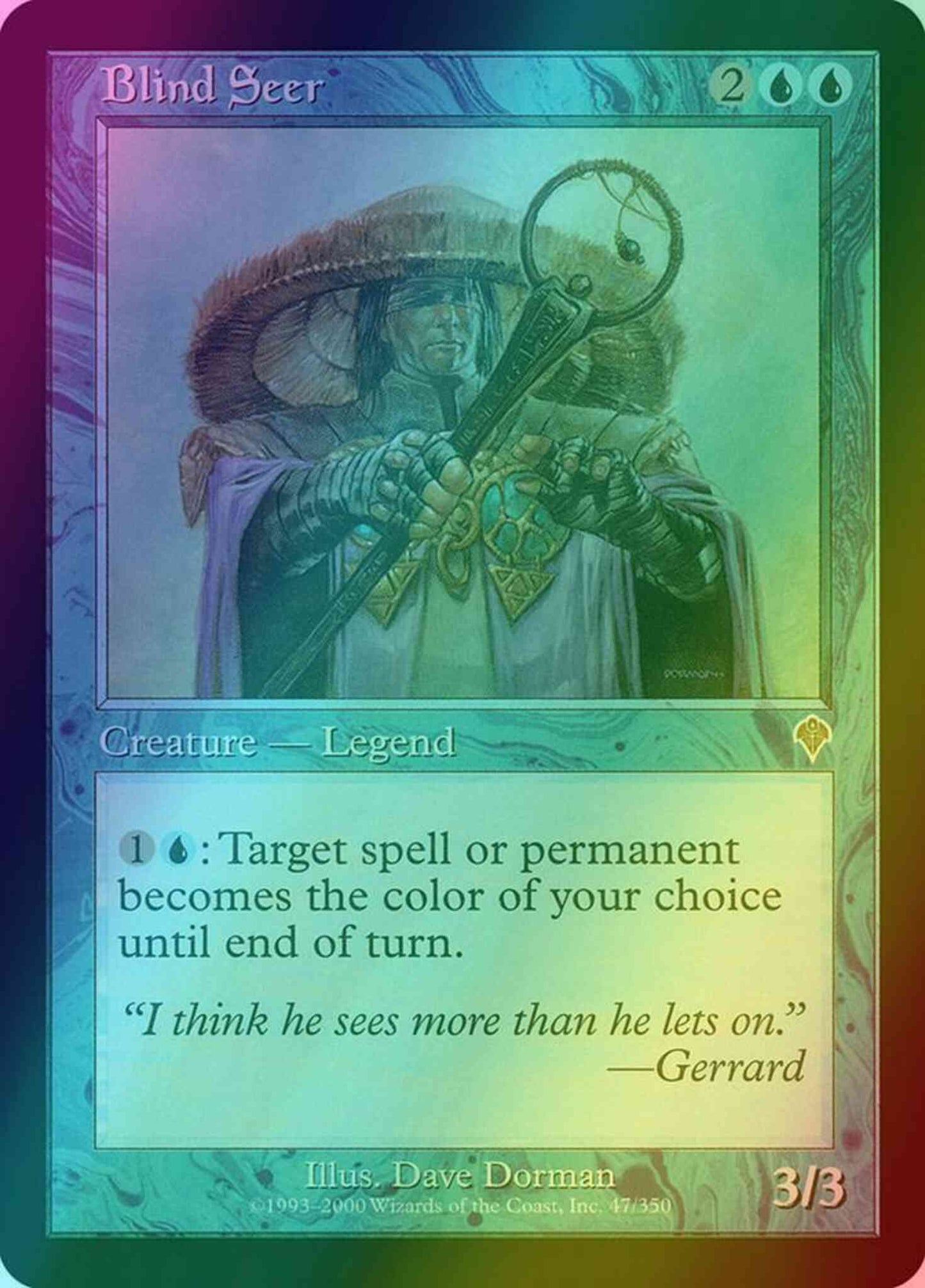 Blind Seer [47] [Invasion] [Foil]
