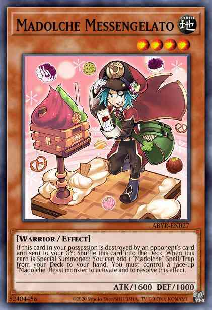 Madolche Messengelato - ABYR-EN027 - Rare - Unlimited