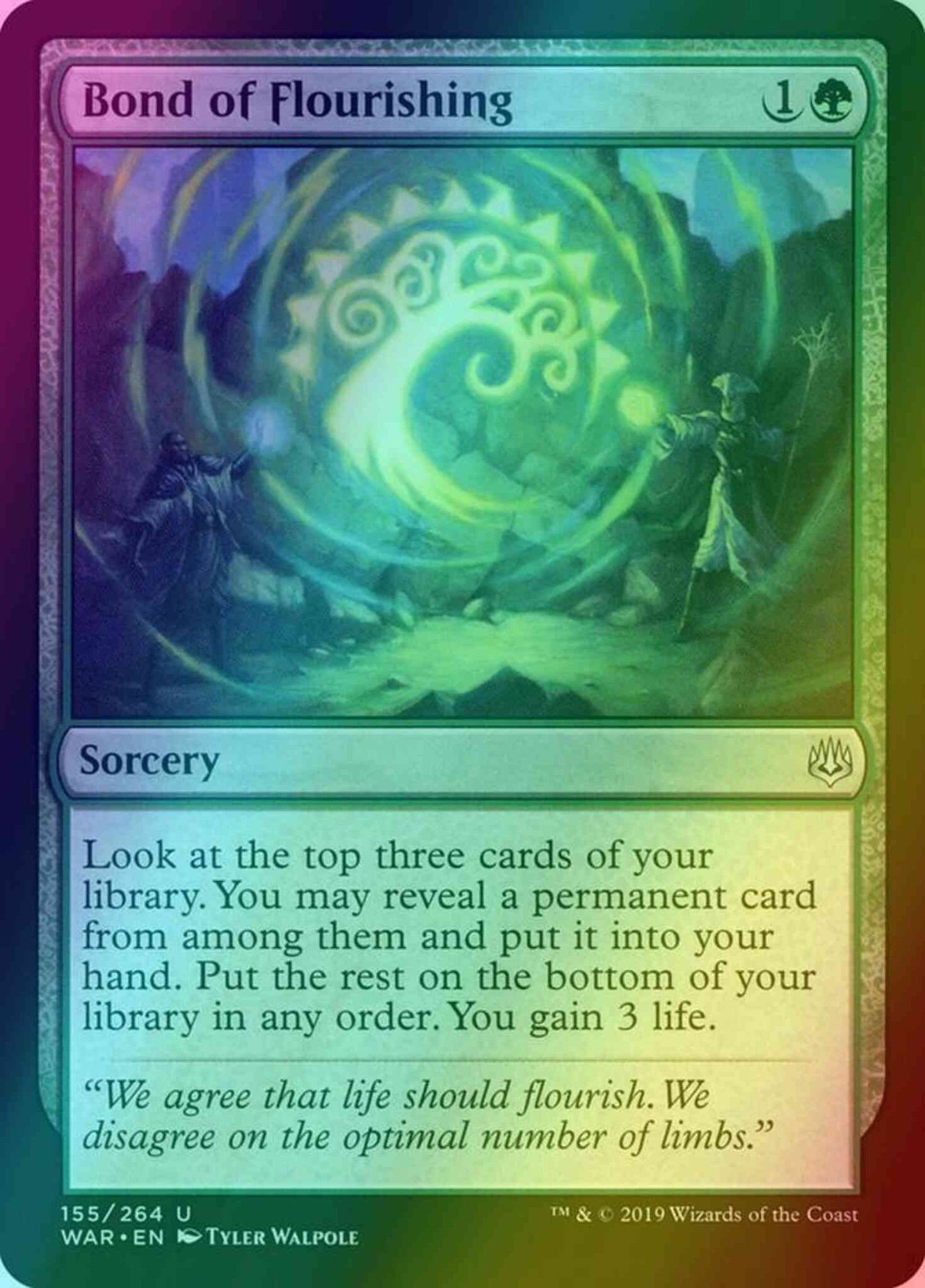 Bond of Flourishing [155] [War of the Spark] [Foil]
