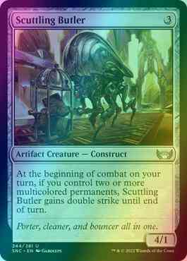 Scuttling Butler [244] [Streets of New Capenna] [Foil]
