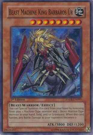 Beast Machine King Barbaros Ur - ANPR-EN097 - Super Rare - 1st Edition
