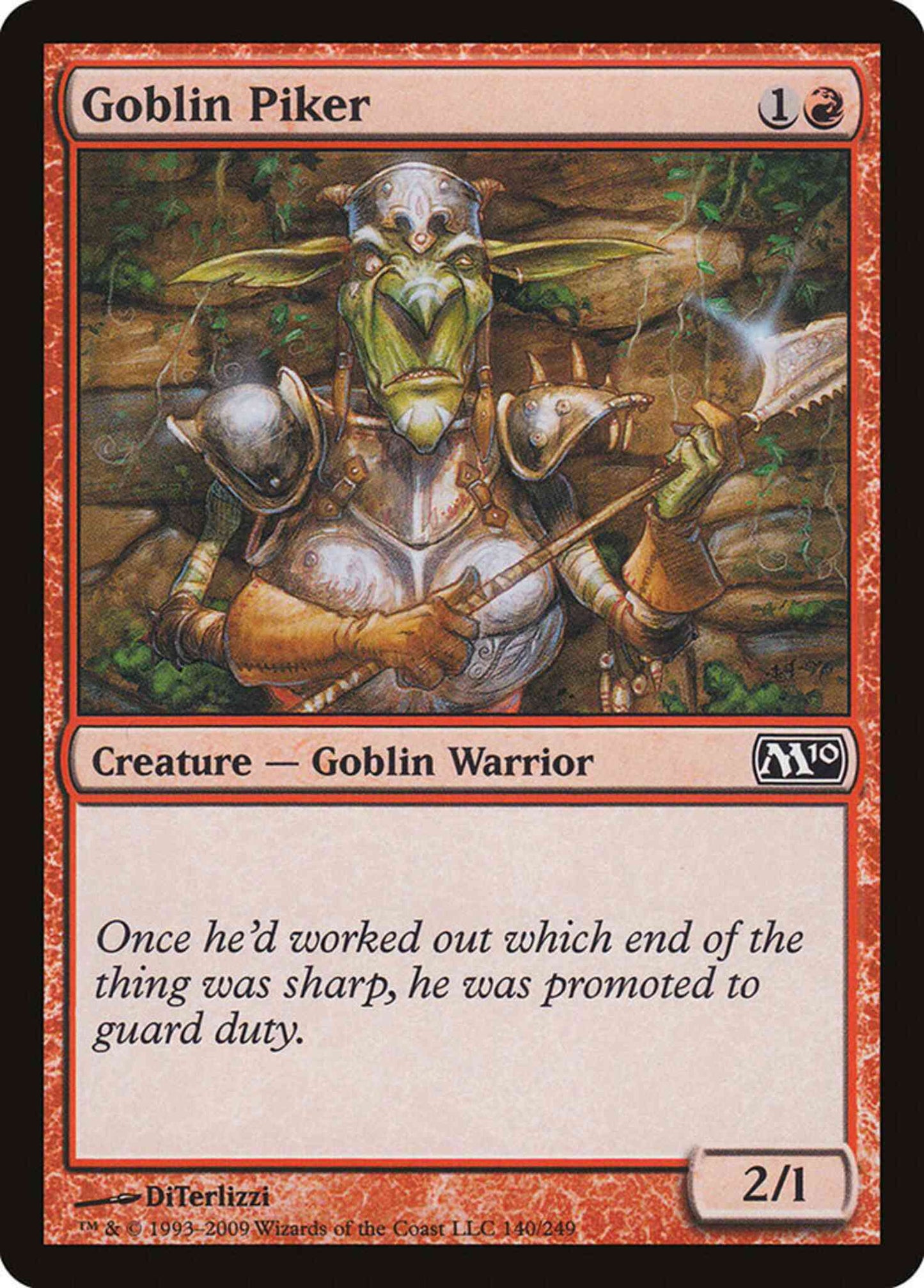 Goblin Piker [140] [Magic 2010] [Non-Foil]