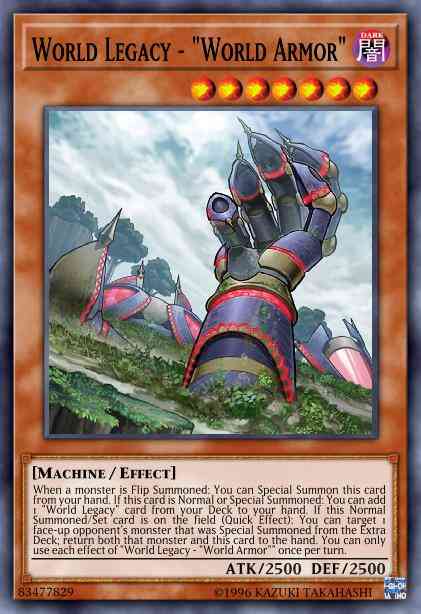 World Legacy - "World Armor" - CIBR-EN022 - Rare - Unlimited