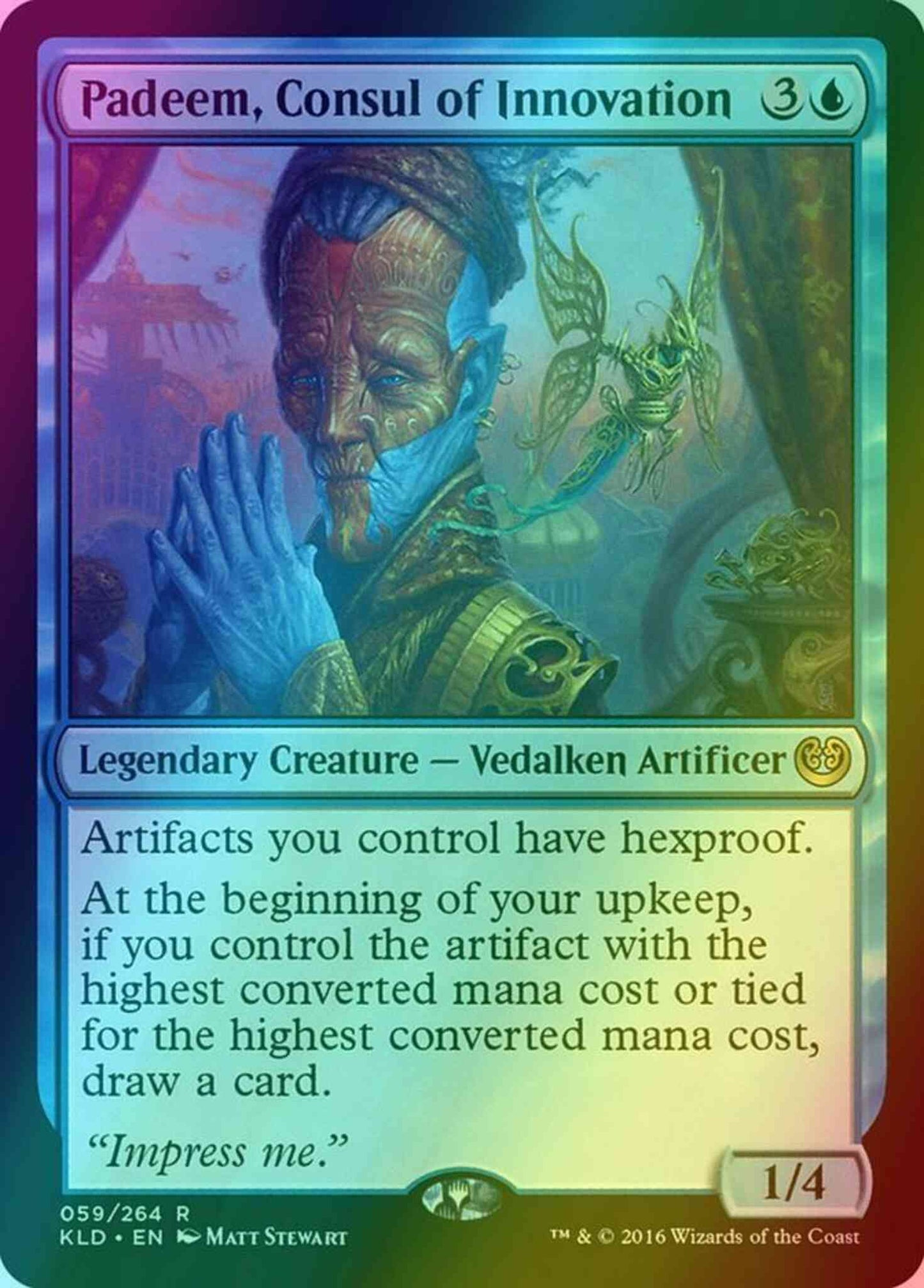 Padeem, Consul of Innovation [59] [Kaladesh] [Foil]