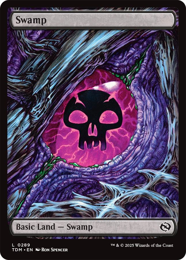 Swamp [289] [Full Art] [Dragon's Eye] [Tarkir: Dragonstorm] [Non-Foil]