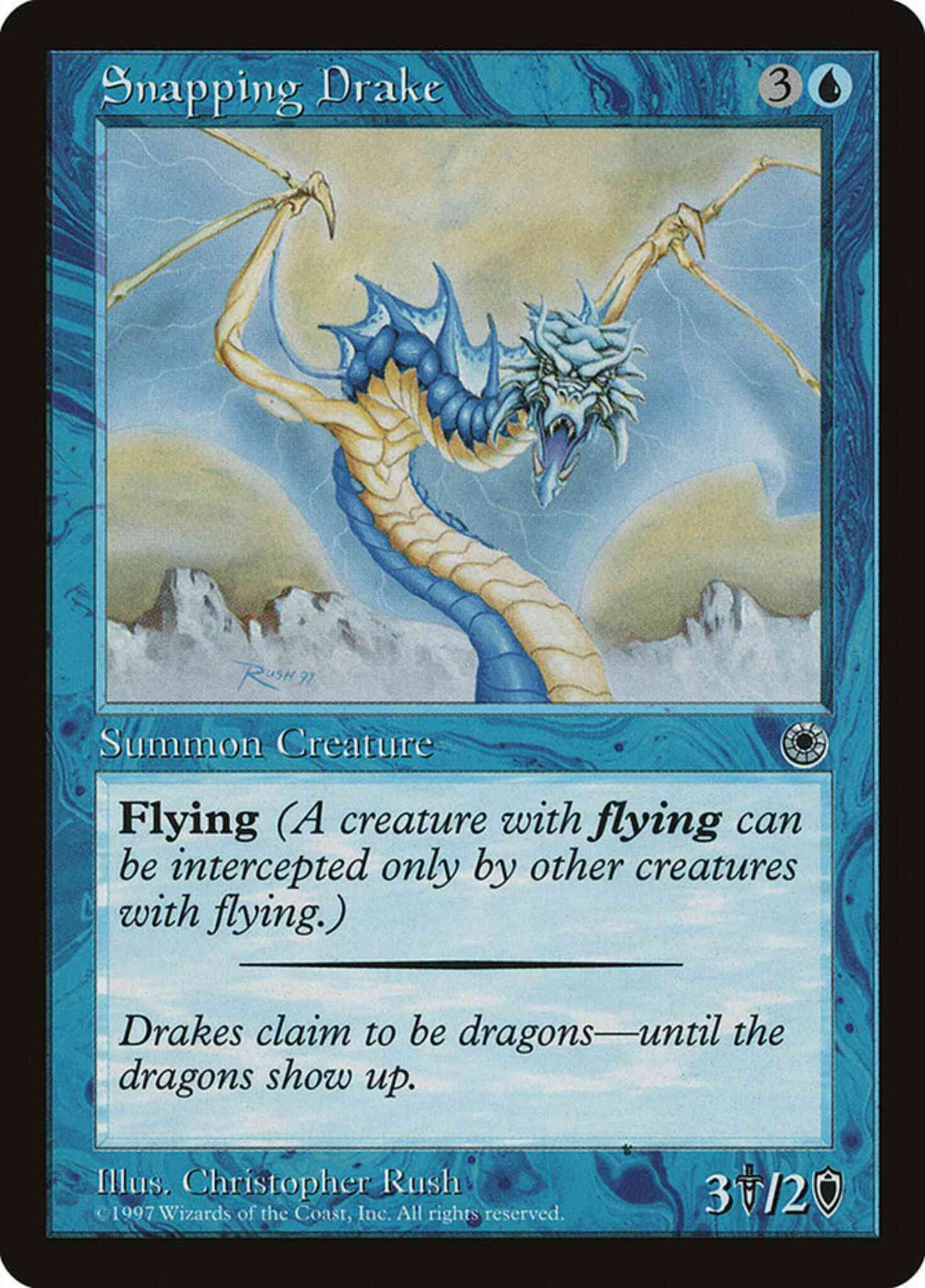 Snapping Drake [67d] [Reminder Text] [Portal 1] [Non-Foil]