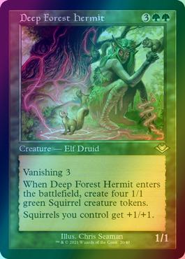 Deep Forest Hermit [20] [Retro Frame] [Modern Horizons 1 Timeshifts] [Foil]
