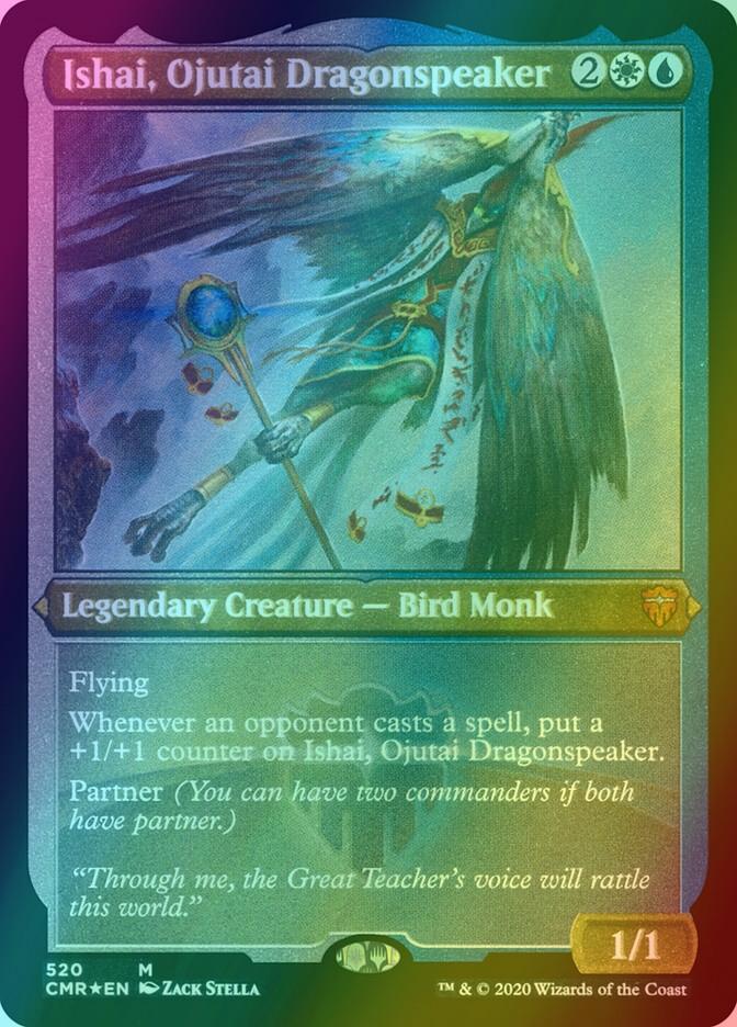 Ishai, Ojutai Dragonspeaker [520] [Commander Legends] [Etched Foil]